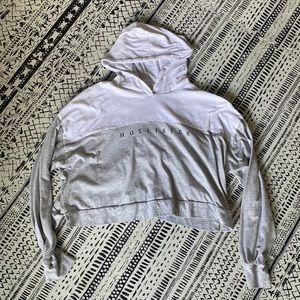 Hollister cropped hoodie